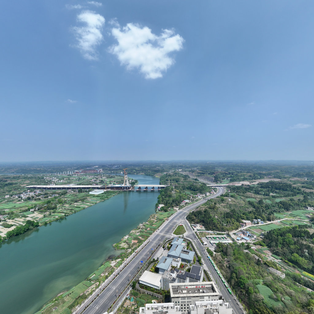 简阳市区360全景